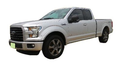 Fender Flares for 2015-2017  Ford F-150  Factory Style 4 pcs smooth black