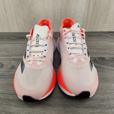 Size 8.5 - adidas Adizero Boston 12 Sandy Pink Aurora Metallic W