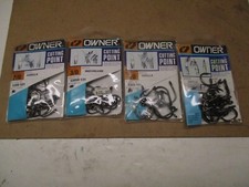 VINTAGE TUNA LURES *OWNER HOOKS *4 Packs * MUST SEE ***2/0 3/0 4/0 5/0 *********