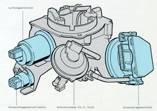 Leerlaufsteller leerlaufregler vw golf Jetta II 2 Audi 80 PN 1600 vergaser pierb