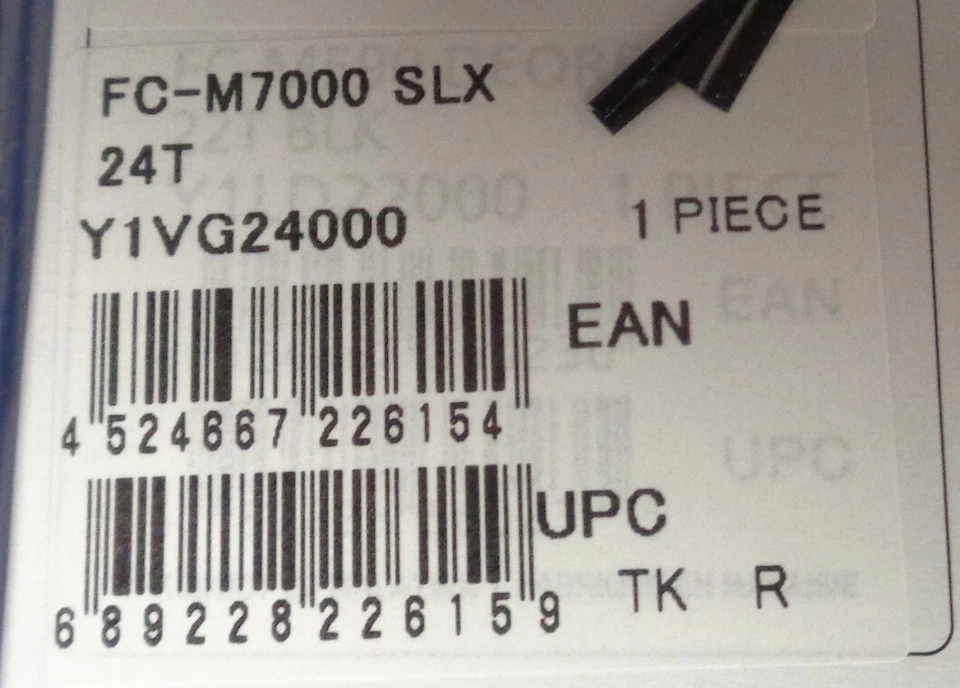 Shimano FC-M7000 SLX 2x11 Front Chainrings 24t 26t 28t 34t 36t 38t - Image 3 of 4