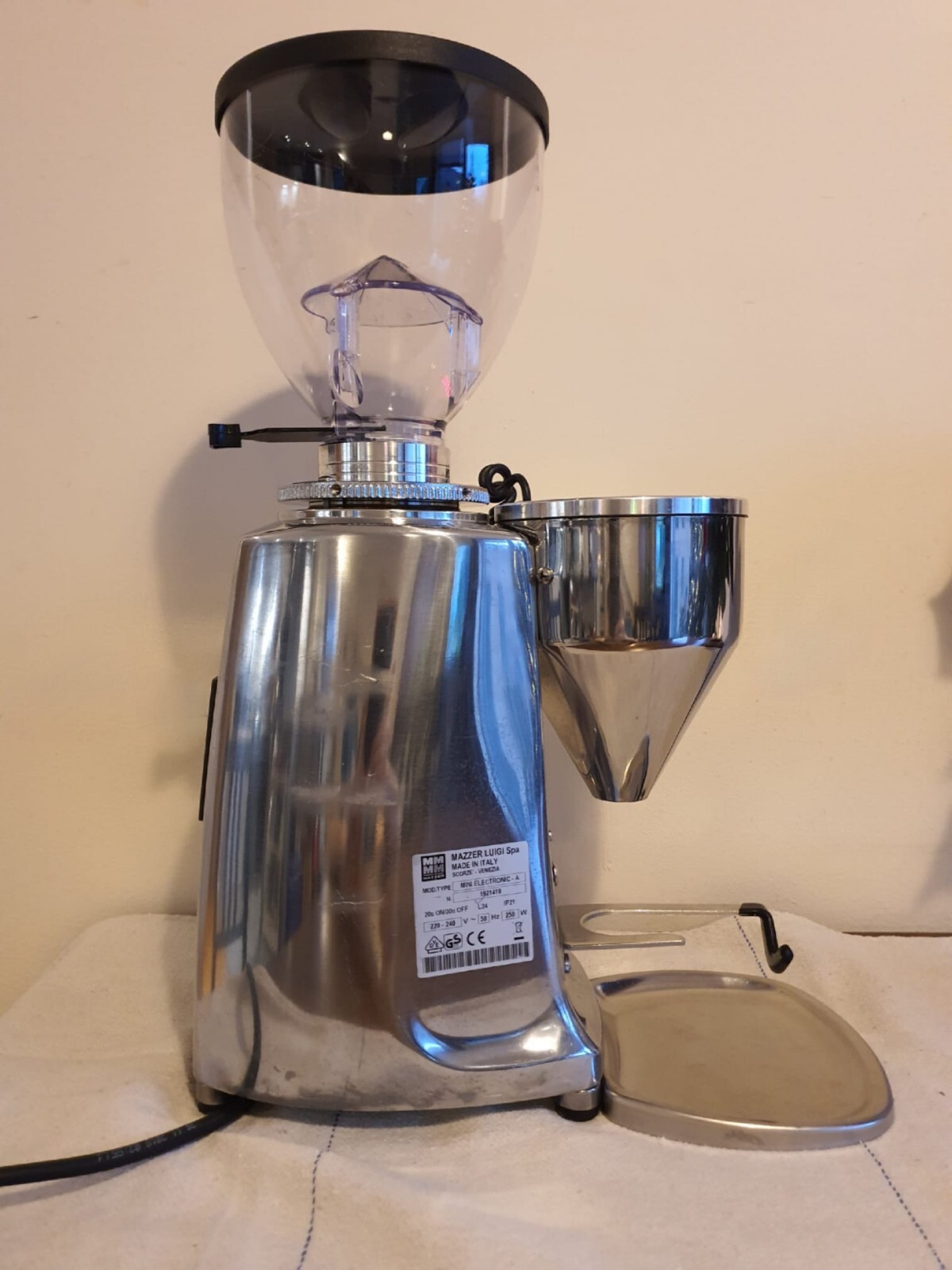 Mazzer Mini Electronic A Commercial Coffee Grinder eBay