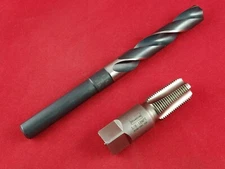 3/8" -18 NPT Taper Pipe Tap w/ 37/64" Bit USA Irwin 1904 ZR w/ Morse MX1080049