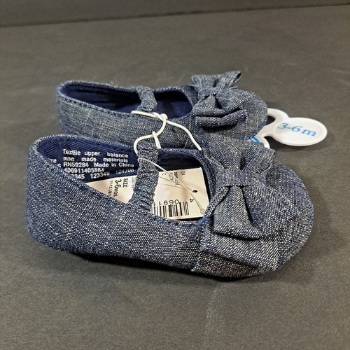 Carter's & The Children's Place (New) Infants Mary Jane Shoes Size 3-6 Months - Picture 8 of 10
