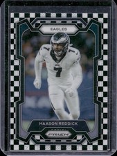 2023 Panini Prizm Haason Reddick Black & White Checker Prizm #243 Eagles Sp