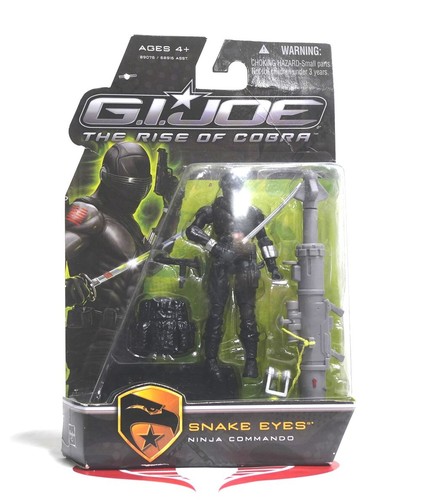 GI Joe Action Figure SNAKE EYES v43 MOC ROC 2009 - Picture 1 of 2
