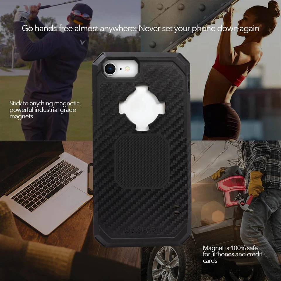 Funda Resistente Rokform iPhone SE (2ª y 3ª Generación) Magnética y Bloqueo Giratorio Foto 4 de 4