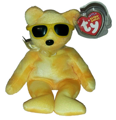 Ty Beanie Baby - LEMONADE ICE the Bear (Summer Gift Show Exclusive) 8.5'' MWMTs
