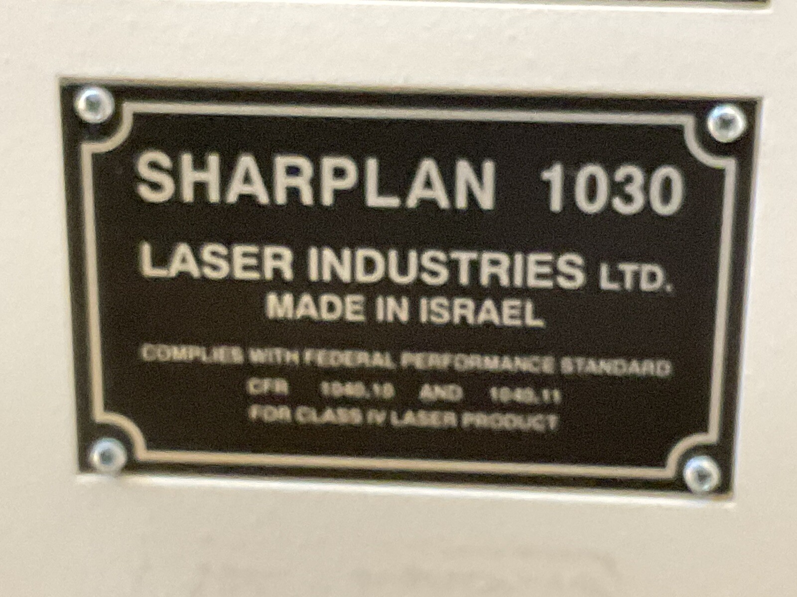 Laser Industries LTD Sharplan Surgicenter 1030 System /FRA157 eBay
