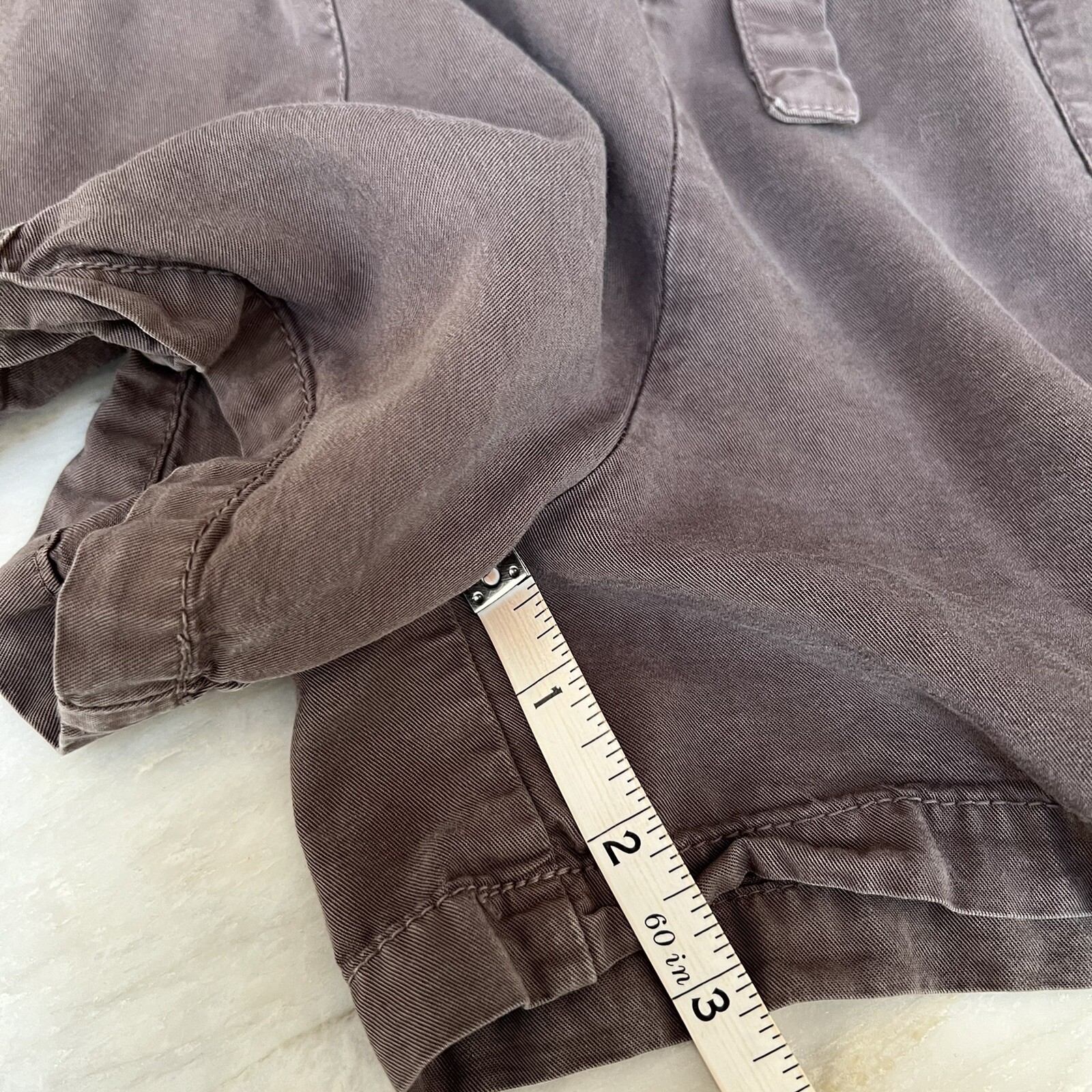 Pull & Bear brown drawstring ruched stretch waist… - image 7