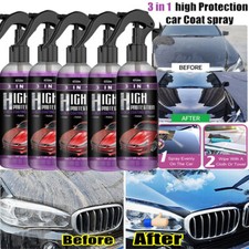 5X 100ML 3 in 1 High Protection Quick Car Coat Ceramic Coating Spray Hydrophobic