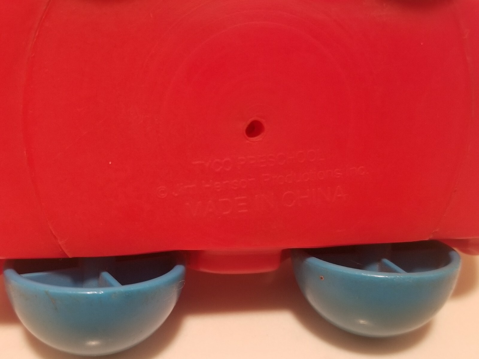 Vtg. Tyco PreSchool Jim Henson Productions Sesame Street Ernie Fire Truck Toy