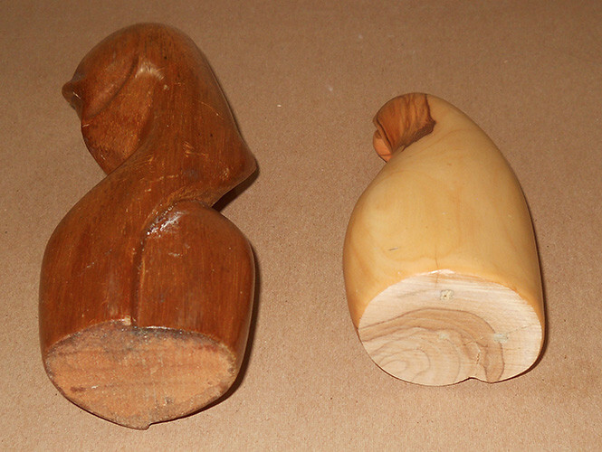 Vintage Carved Wooden Sculptures eBay