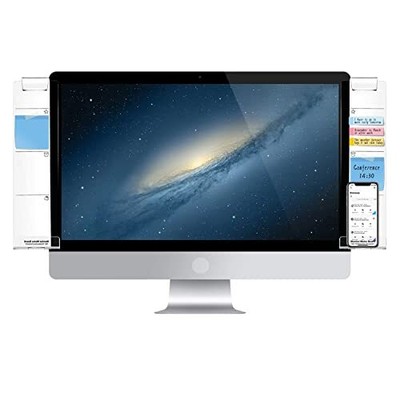 Multifunction Computer Monitor Memo Board - Transparent Computer Side Panel M...