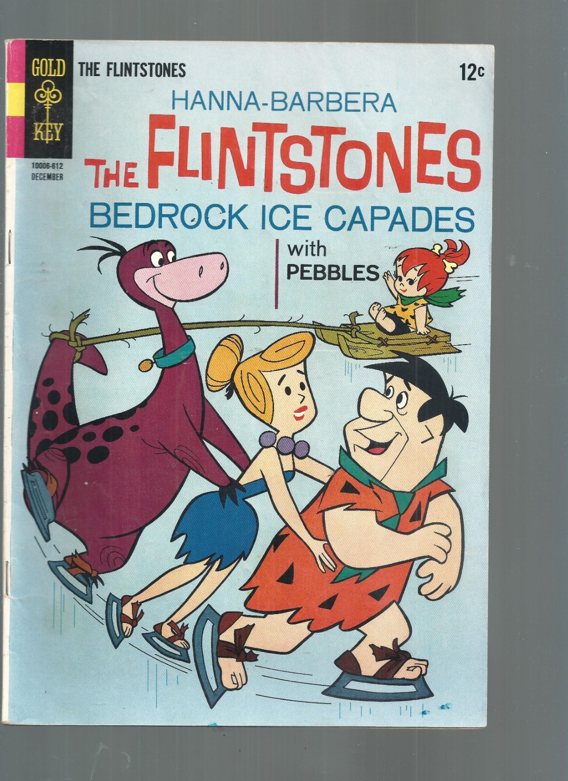 Gold Key Comic The Flintstones Bedrock Ice capades 37 eBay
