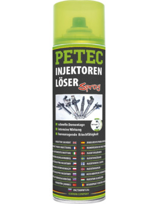 PETEC 70160 injector solver spray injection nozzle solver rust solver cleaner 500ml