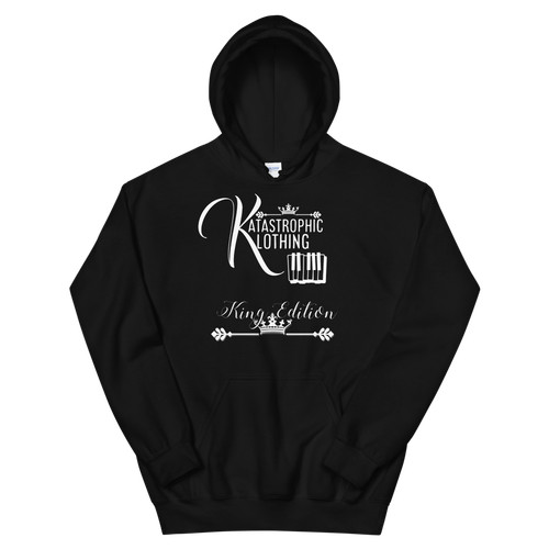 White Full Logo King Edition Unisex fleece hoodie