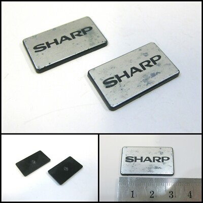 Genuine SHARP Audio Equipment Badge Logo Emblems (30mm)