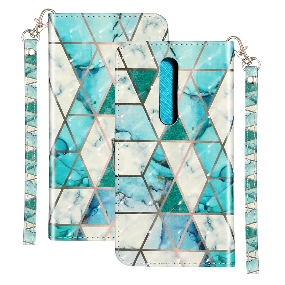 For Samsung S23 A73 A14 3D Deluxe PU Leather Flip Wallet Case Phone Case Cover - Image 2 of 4