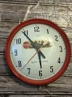 Rare Vintage Coca-Cola Seth Tomas metal wall clock