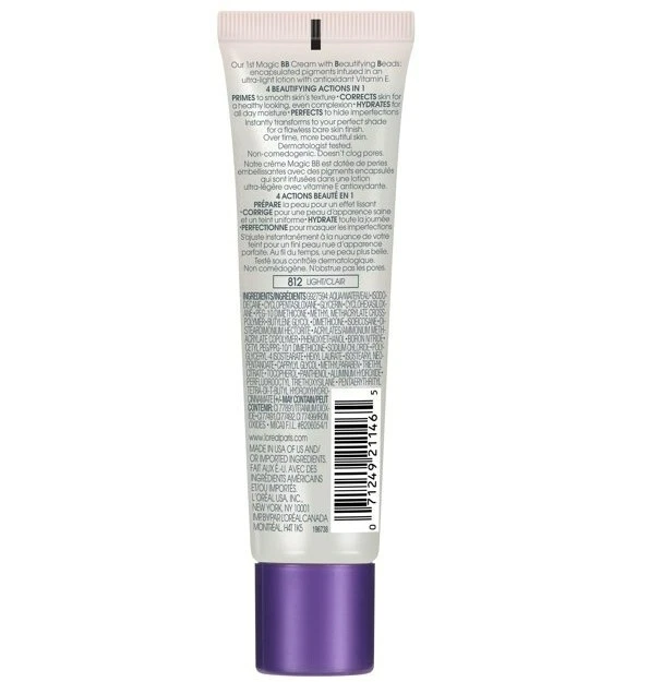 L'Oreal Paris Studio Secrets Magic BB Cream, Light -2pk Foto 2 de 3