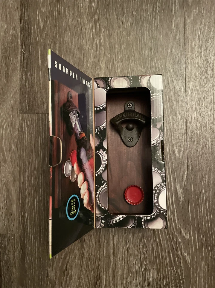Sharper Image Cap Catching Magnetic Bottle Opener - Open Box - Fast Shipping - Image 2 of 3