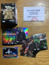 Choose One: ⭐️ STAR WARS 2024 Topps Chrome Base, Parallel - Complete Your Set!