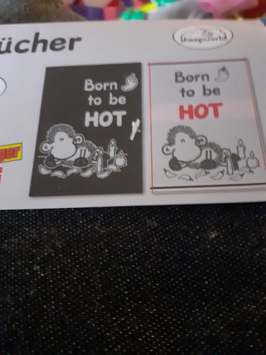 2 Geschirrtücher SHEEPWORLD Born to be hot ! 100 % Baumwolle neu