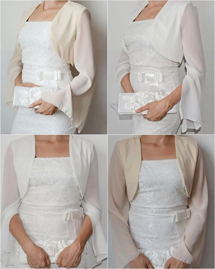 Wickelbolero Langarm Warm Und Elegant