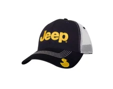 New Jeep 3D Duck Navy Cap Hat Trucker Mesh  Mopar New One Size Fits Most