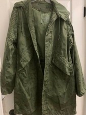 VINTAGE US MILITARY DESERT NIGHT CAMOUFLAGE PARKA FISHTAIL SIZE SMALL/PANTS