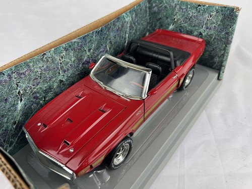 1-18 ERTL AMERICAN MUSCLE 1969 SHELBY GT-500 - ROJO CON NEGRO - Imagen 11 de 11