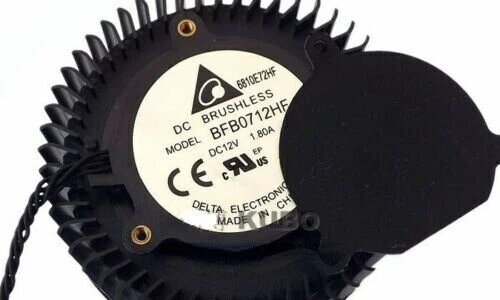 Cooler Fan For NVIDIA GTX960 GTX 970 GTX 980 GTX 1060 1080 RX480 BFB0712HF 66mm - Image 4 of 4