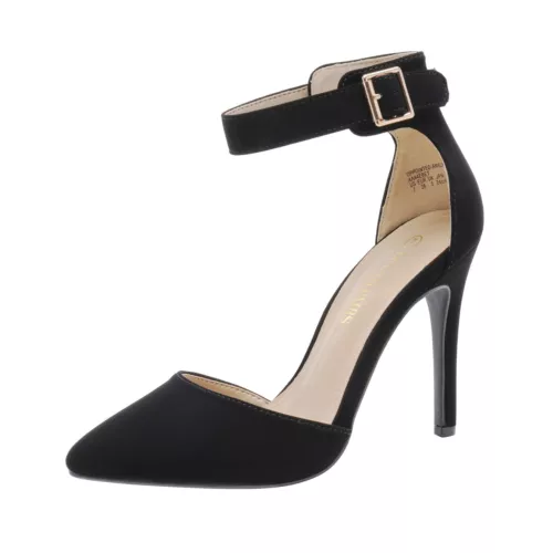Women's Pointed Toe Ankle Strap High Heel Stiletto Wedding Party Pumps Shoes - Picture 11 of 32