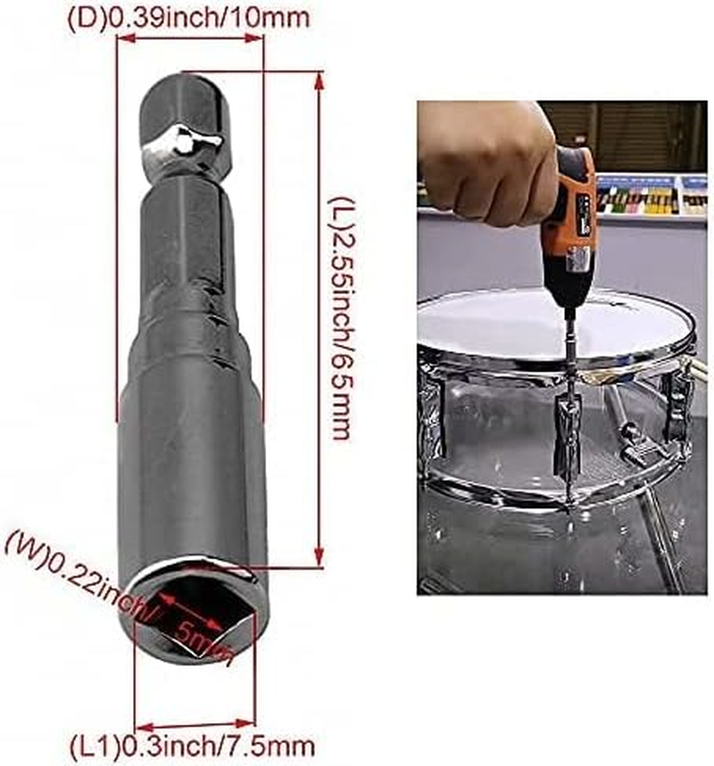 Drum Set Parts Hardware Pack 12Pcs Bass Drum Claws & 54Pcs Tension Rods