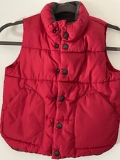 Gap Baby Gap Toddler Red Puffy Fleece-Lined Vest Size 4 Toddler
