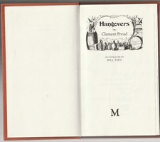 HANGOVERS by CLEMENT FREUD illus by BILL TIDY