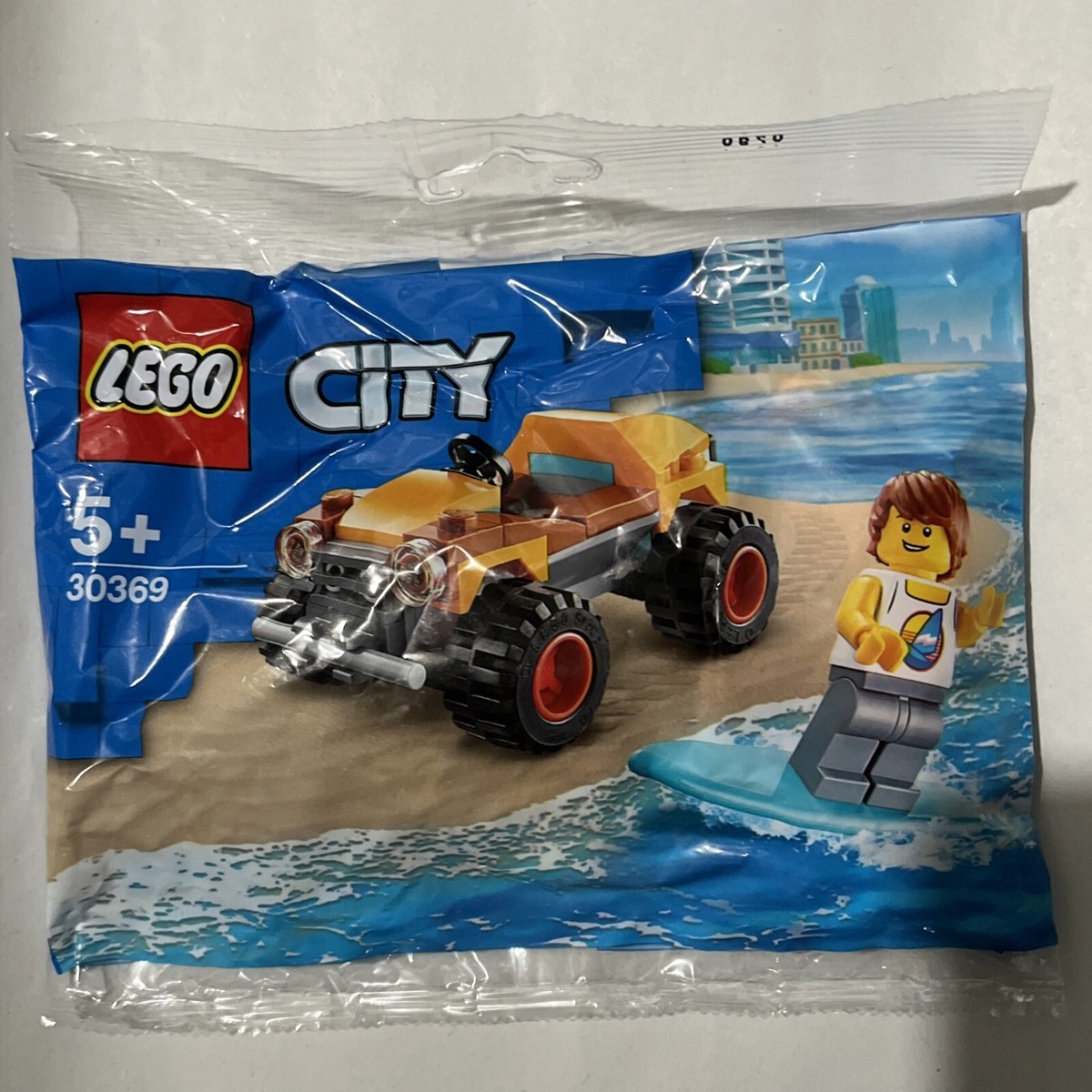Lego 30369 City Beach Buggy Polybag NIP Easter Basket Set Surfer
