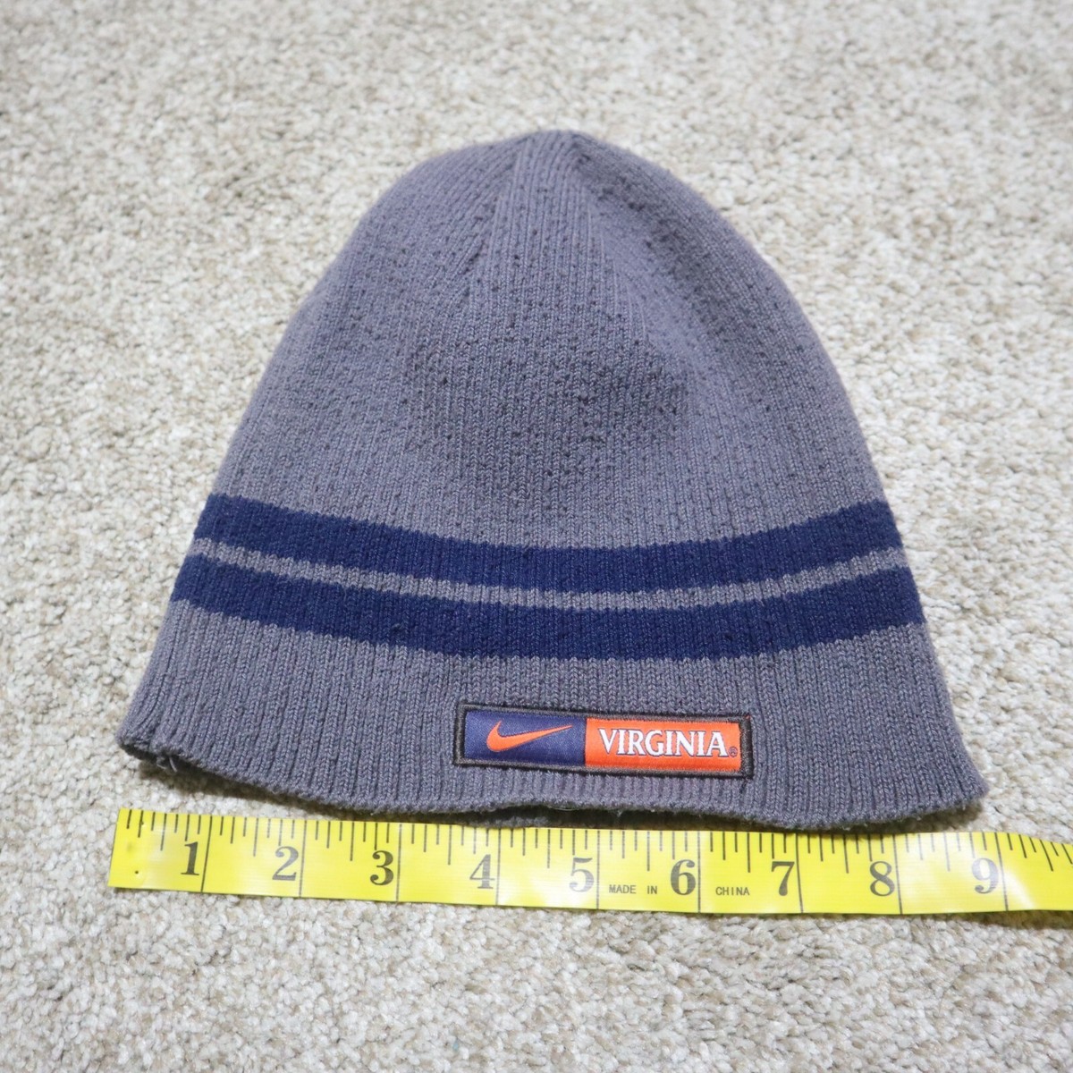 Nike Gray Blue UVA University of Virginia Cavaliers Hat Beanie