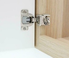 Soft-Closing Compact 1 1/4" Overlay 105&deg; Hinge Kitchen Cabinet Hardware 