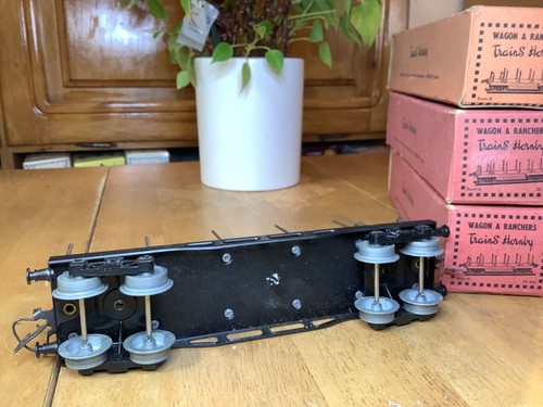 French Hornby O Gauge SNCF Bogie Stake Wagon - Picture 4 of 4