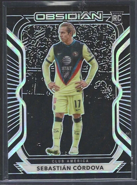 SEBASTIAN CORDOVA 2020-21 PANINI OBSIDIAN TRUE ROOKIE RC #D 001/195