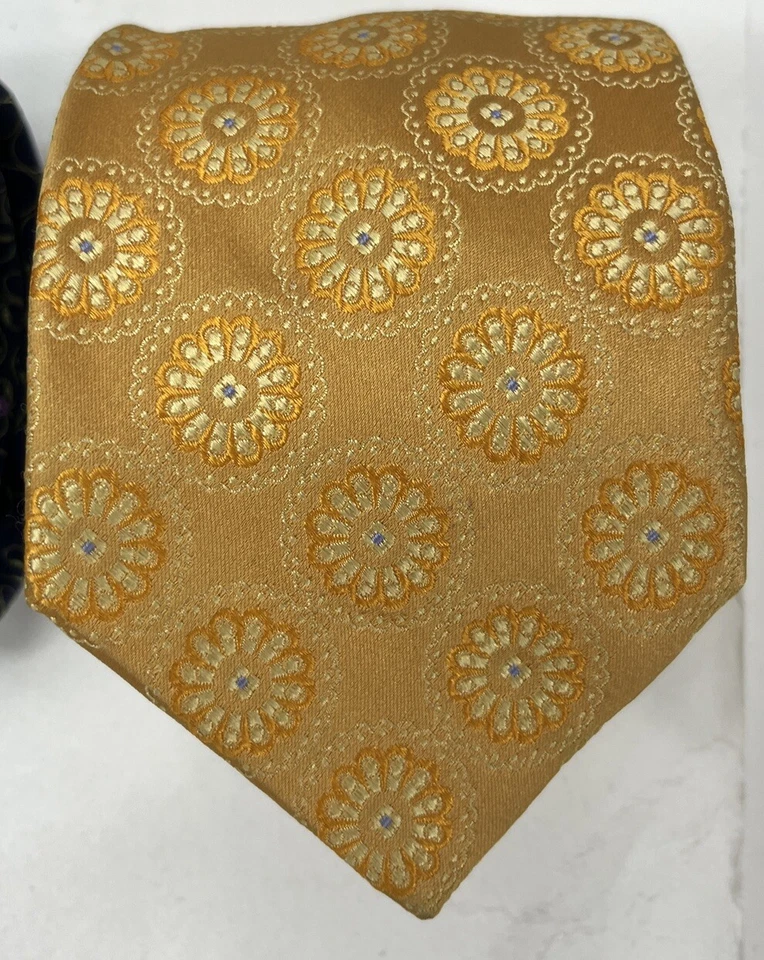 Lot Of 3 Ike Behar New York Mens Multicolor Ties 100% Silk Lot Of 3 3.25”X 60” - Image 4 of 4