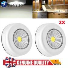 Under Cabinet LED Lights Kitchen Cupboard Shelf Counter Display Puck Lamp White