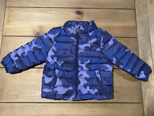 POLO RALPH LAUREN Blue Camo Duck Feather Puffer Jacket Toddler Kids Size 24 M