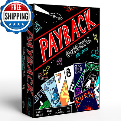 PAYBACK Original Edition   Fun Family Card Games with Betrayal, Strategy & Chaos