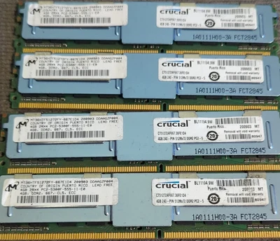 PC2-5300 DDR2-667 4 GB DDR2 SDRAM Computer Memory (RAM) for sale
