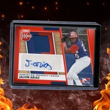 2022 Panini Elite Extra Jalvin Arias Relic 022/149 #DMS-JA