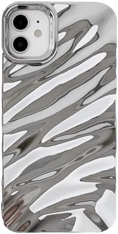 for iPhone 11 Case,Water Ripple Pattern Curly Wave Shape Soft Compatible with iP