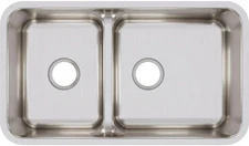 Elkay ELUHAQD32179 Lustertone 32-1/16" Undermount Double Basin - Stainless Steel